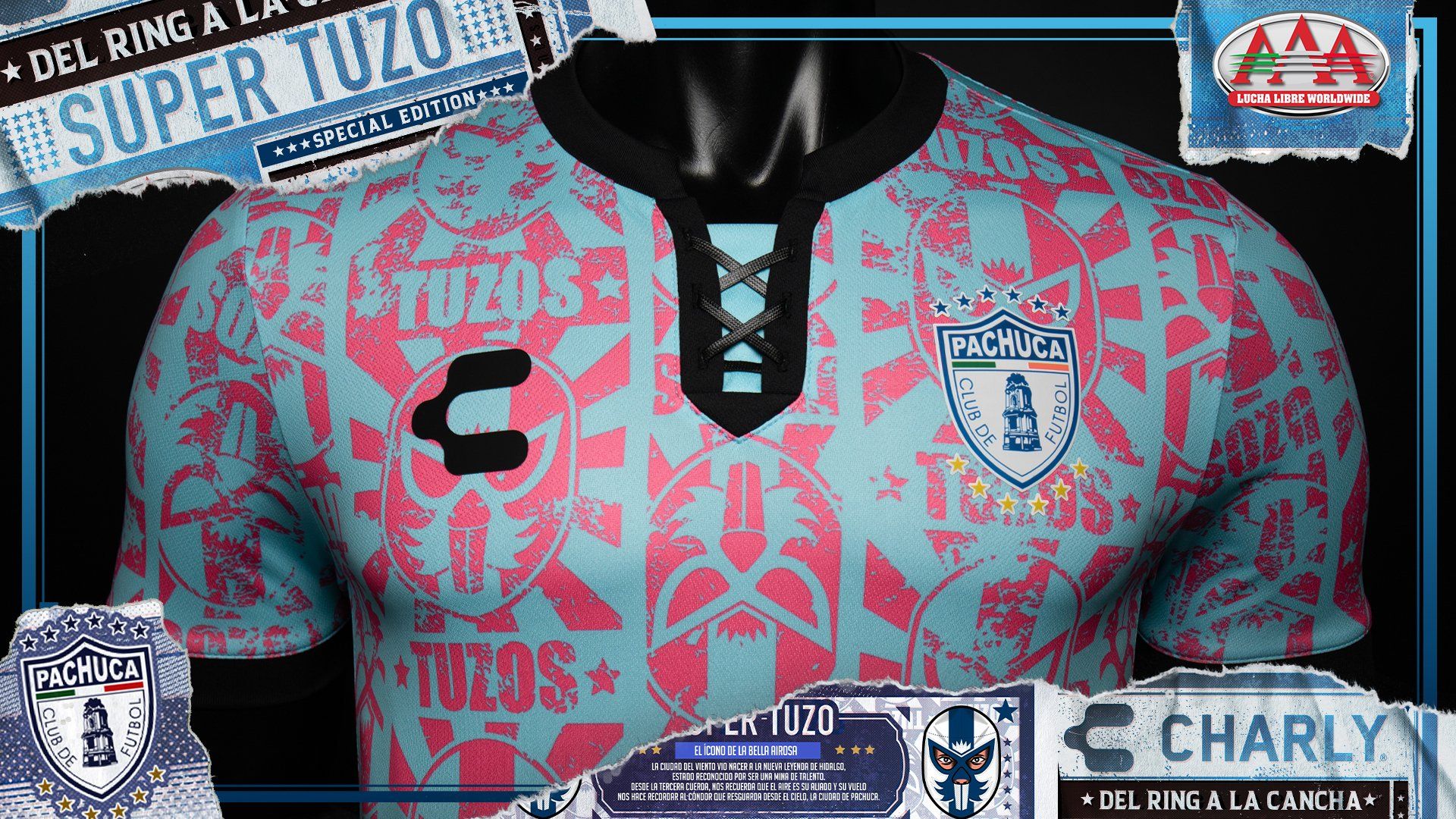 Conoce los uniformes para conmemorar la Lucha Libre en México