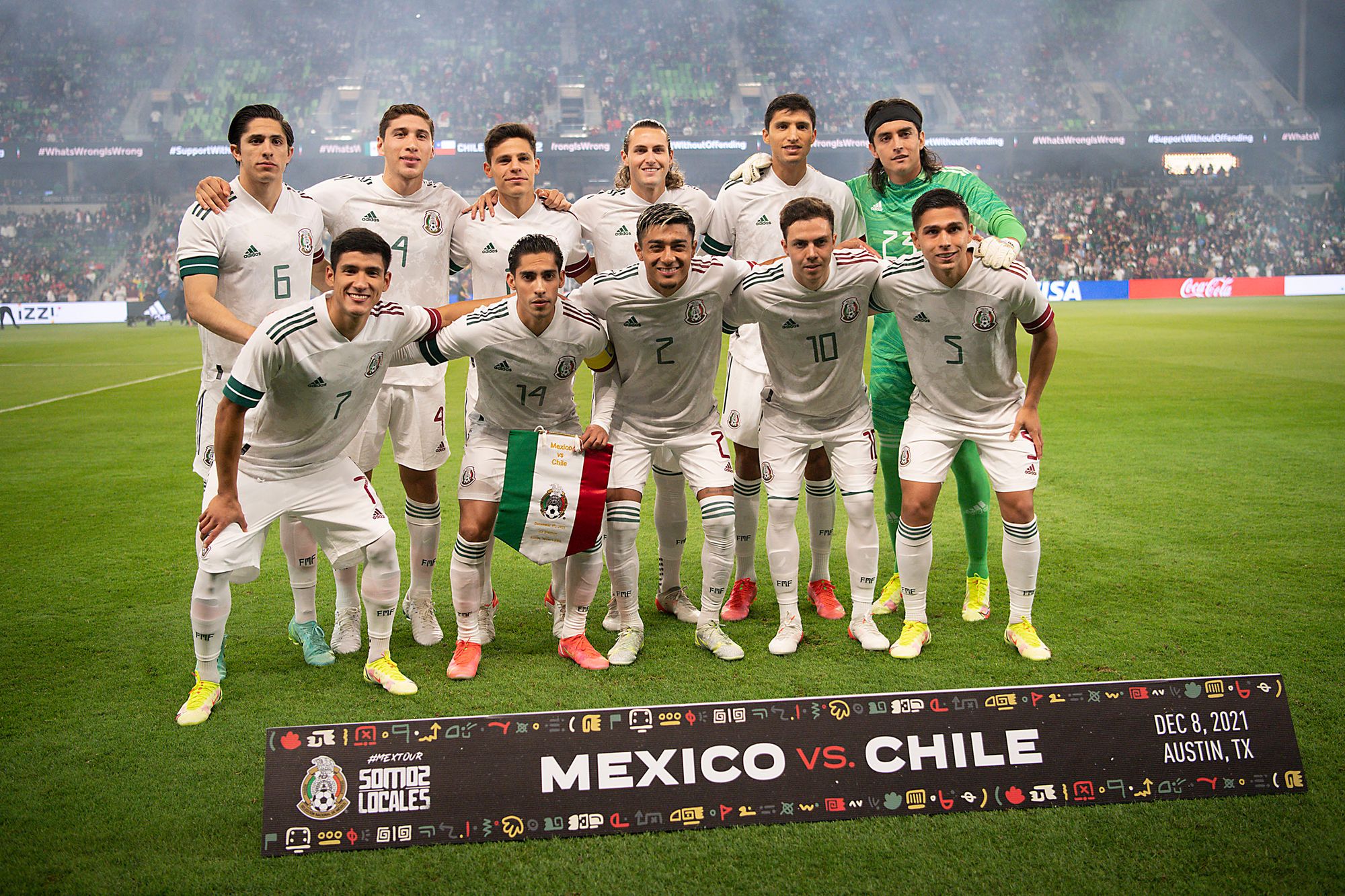 Con un tanto en los minutos finales, México fue empatado por Chile