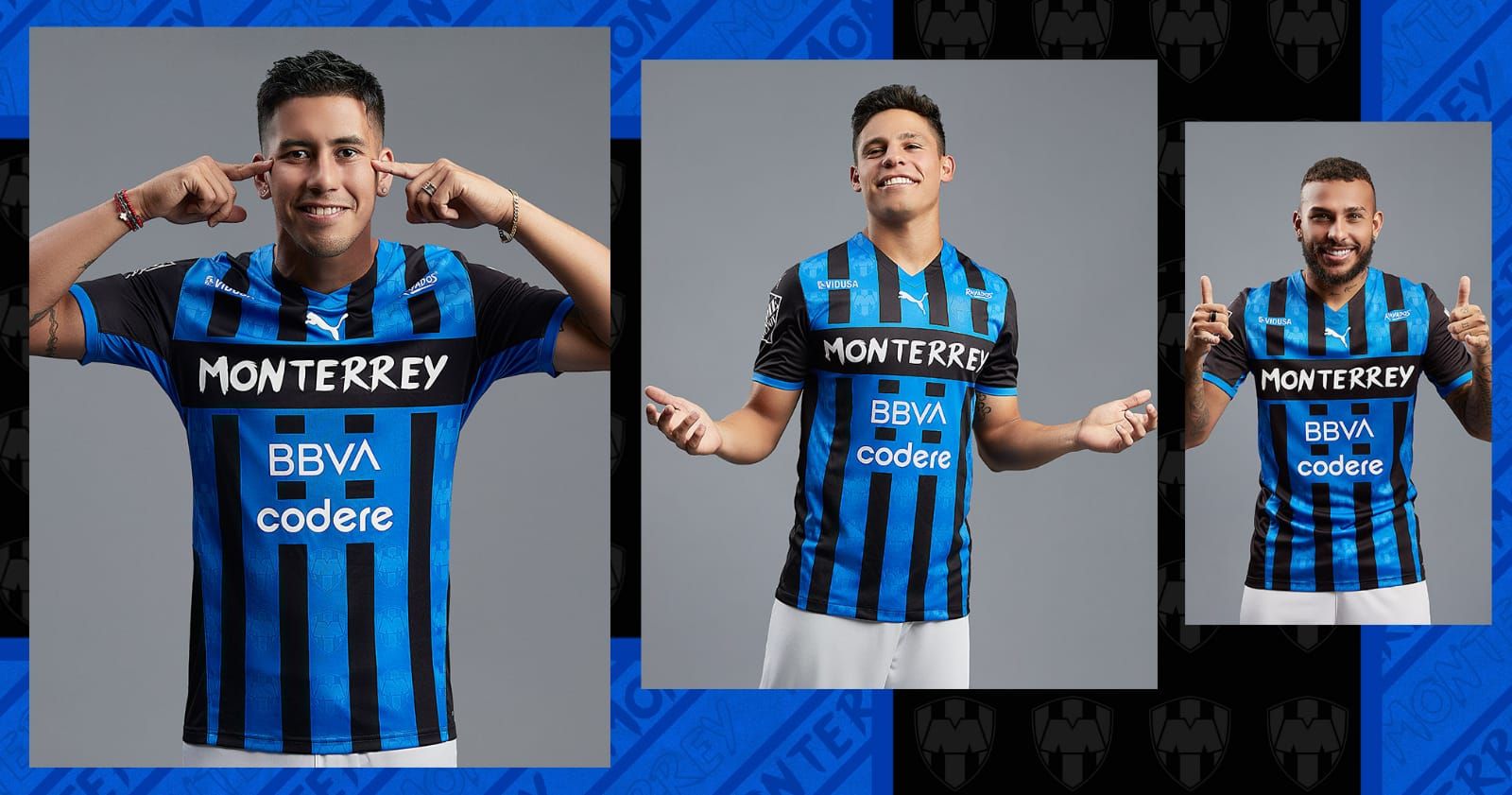 Puma dio a conocer los nuevos uniformes de Chivas y Rayados