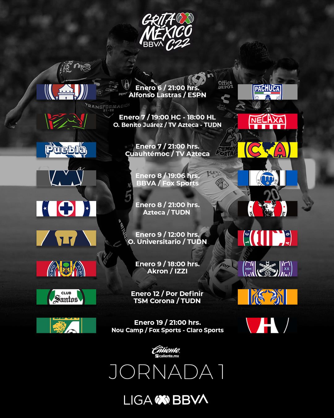 Ya llegó la previa para el Clausura 2022