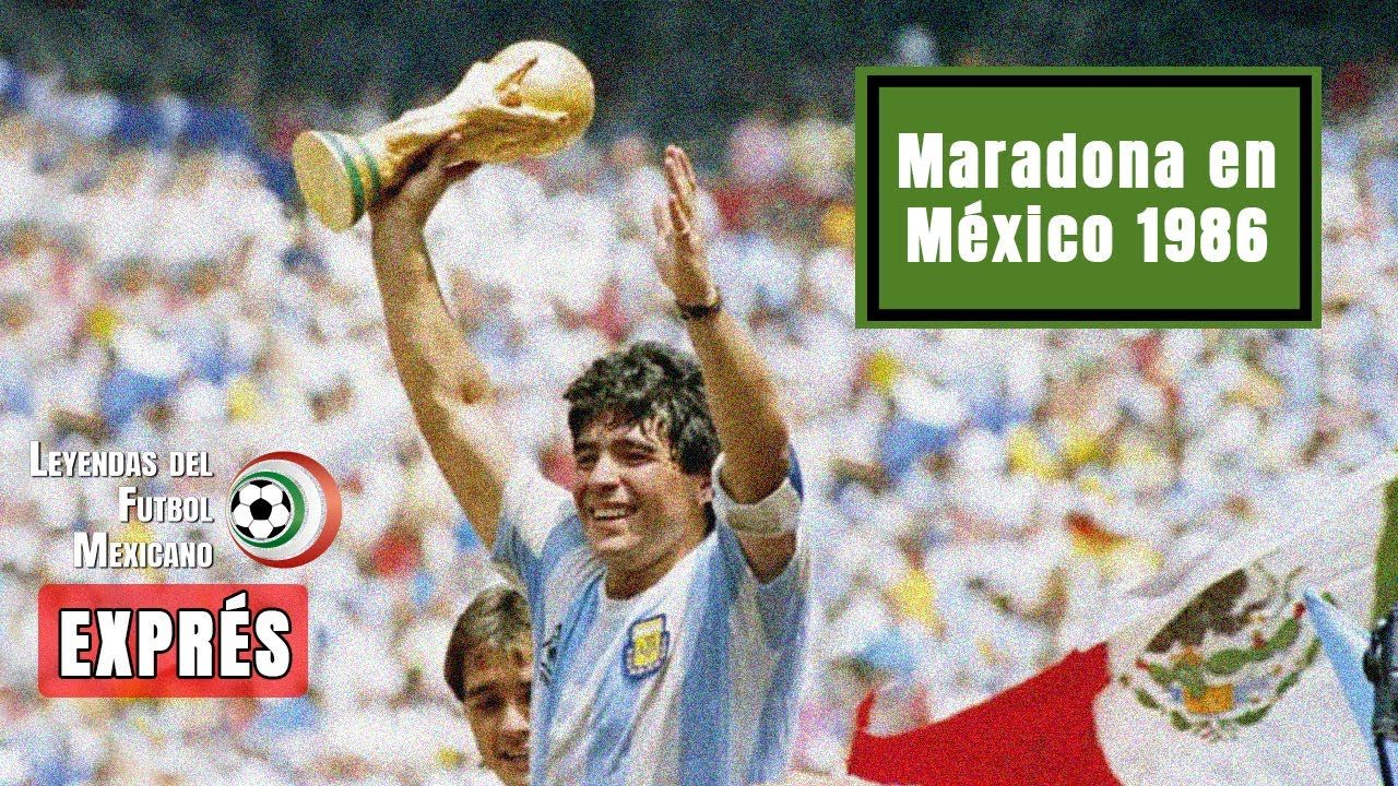 Así jugó Diego Armando MARADONA en el Mundial de MÉXICO 1986
